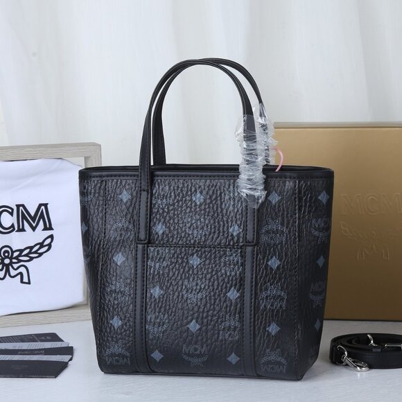 NWT MCM Black Tote Bag - Picture 3 of 9